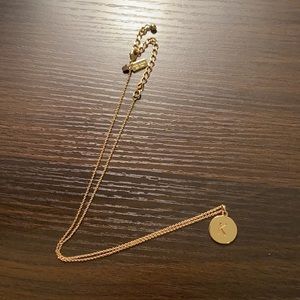 Kate Spade K Initial Necklace in Gold
